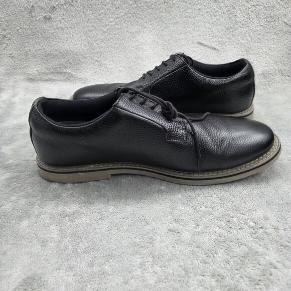 G/Fore G4 Gallivanter Golf Shoes Onyx Black Pebbled Leather Men’s Size 13